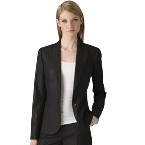 Theory Jackets & Blazers - 0121 NWT NEW Theory Nichelle black wool blazer sz 6